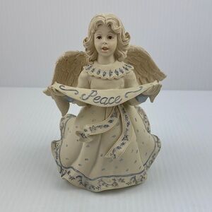 Sarah's Angels Peace Figurine Vintage Resin Angel by Cheri Lane